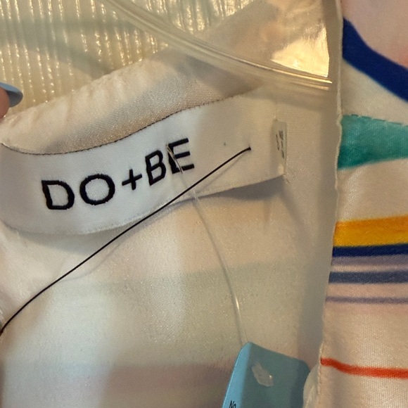 DO+BE Multicolor Striped Kids Dress - Picture 2 of 4